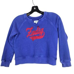 Zadig & Voltaire acid washed kids pull over